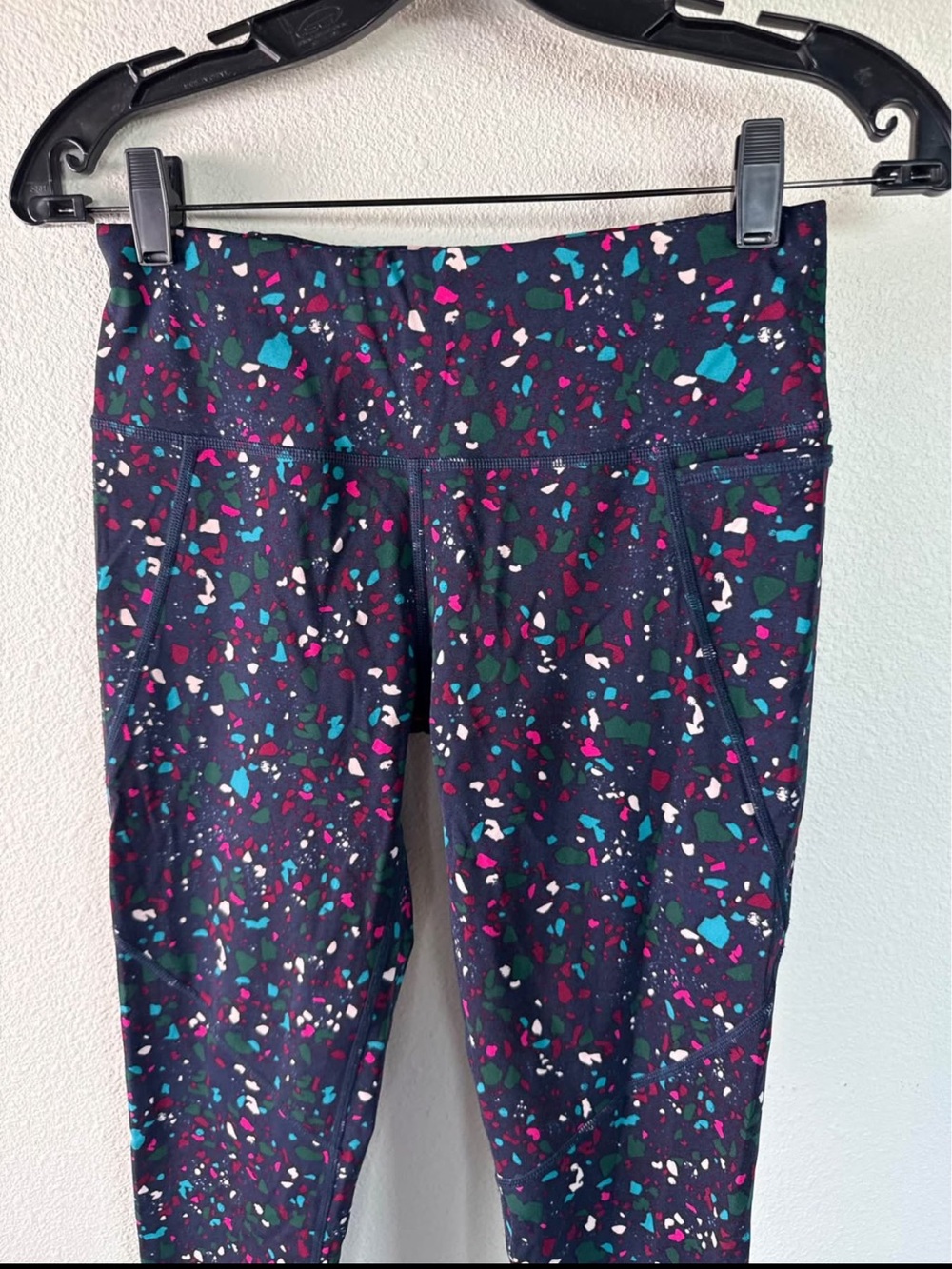 Sweaty Betty Power 7/8 High Rise Stretch Leggings Multi Stipple Print Women’s 6 - Picture 3 of 10